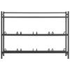 VEVOR Water Jug Holder, 3 Tiers 4 Rows 11 L and 19 L Water Bottle Holder for 8 Bottles, Heavy Duty Jug Rack Organizer with Storage Shelf