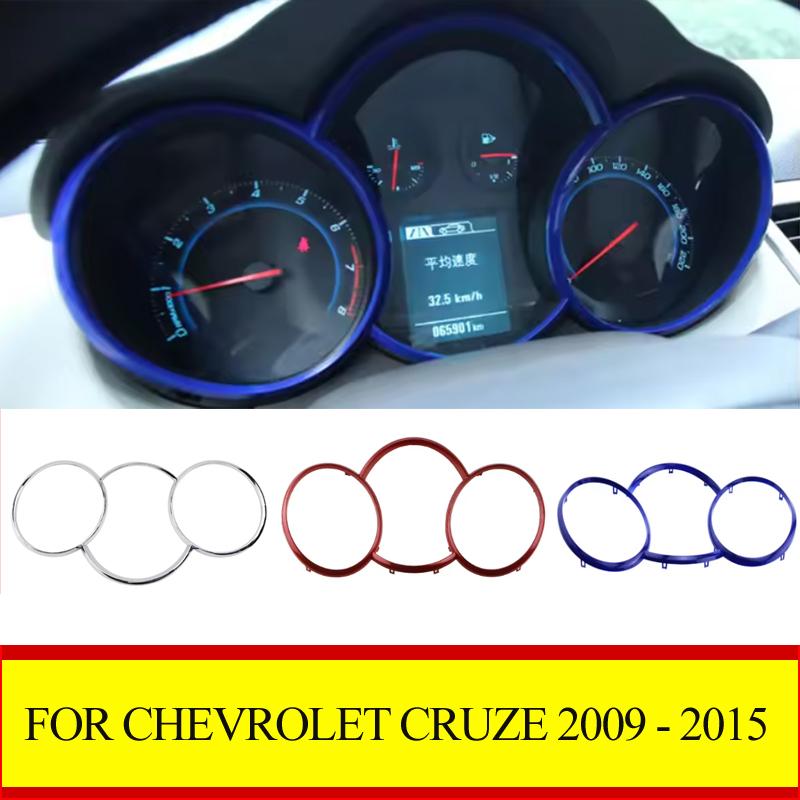 For Chevrolet Chevry Cruze Sedan Hatchback 2009 - 2015 Automobile trument Decoration Ring Cover Trim Stickers Accessories