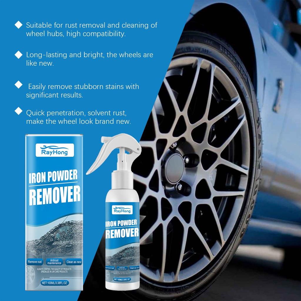 RAYHONG Car Rust & Stain Remover Spray - Gentle Cleaning & Prevention Solution