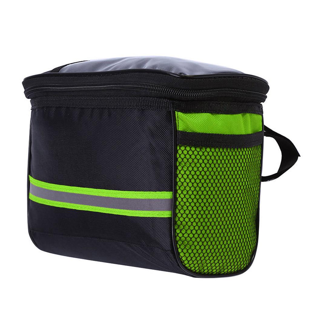 Bicycle Handlebar Bag Front Tube Storage Pouch Riding Travel Bike Bag Waterproof