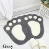 Cute Flocking Carpet  Door Mat Carpet Floor Rug Anti Slip Bathroom Rug Foot Pad