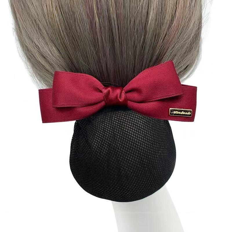 Professional Hair Net Bowknot Clip for Nurses and Flight Attendants
