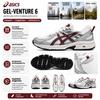Asics Gel-Venture 6 Versatile Fabric Durable Shock Absorption Low-Top Casual Urban Commuting Trail Running Shoes Women Sneaker 1012B359-104