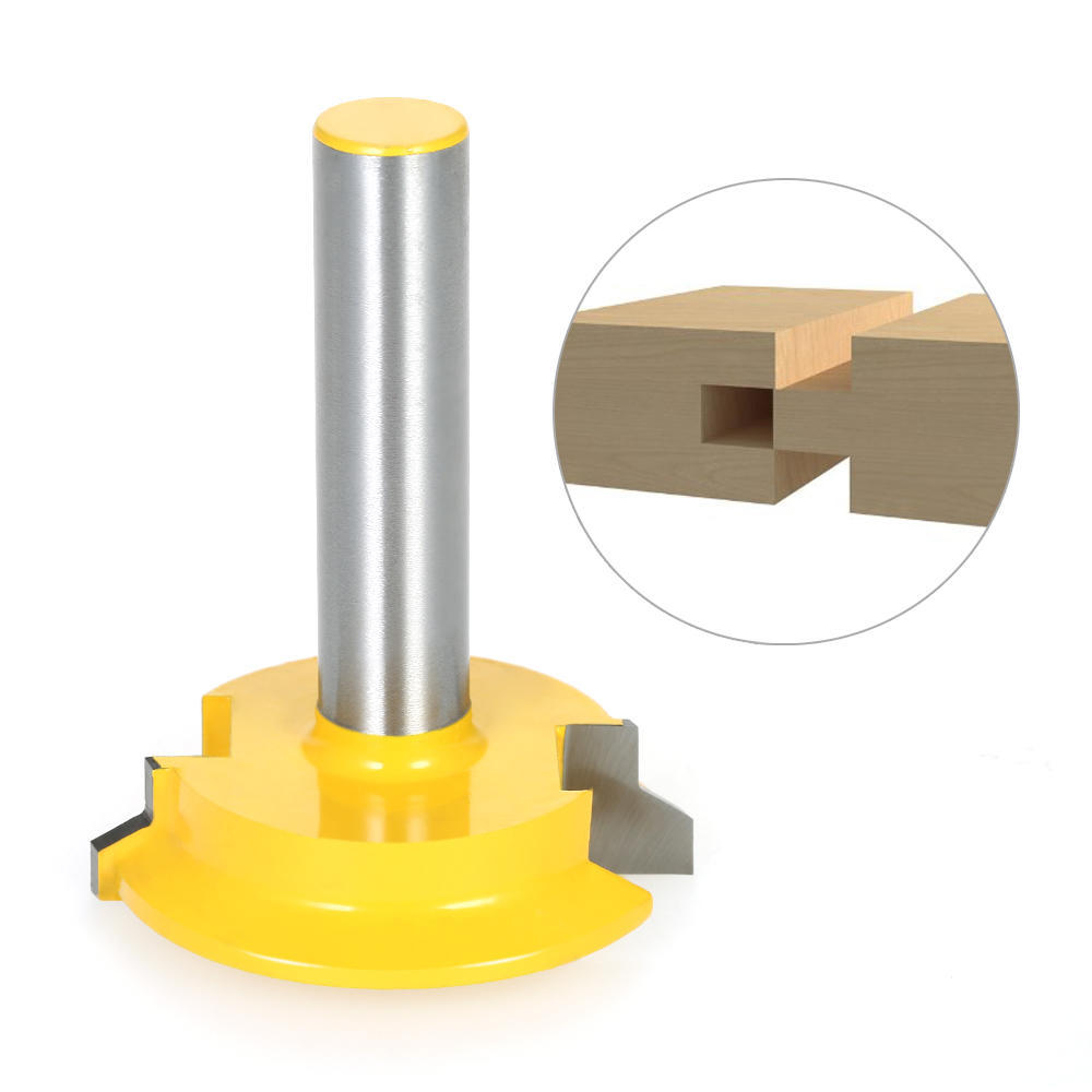 1 2  Shank Drawer Front Joint Straight Rail & Stile Router Bit Milling Cutter Chisel Cutter Tool Woodworking Tools