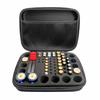 Hochkapazitiver Batteriehalter für AA 3A C D 9V Batterien Handtasche mit wasserdichtem und stoßfestem Design Etui Tasche