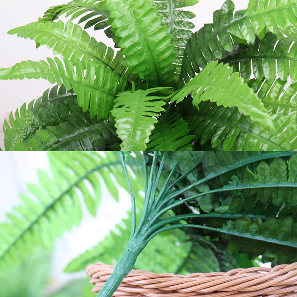 Artificial Boston For Fern 4pcs for Outdoor Fence Planters and Home Decor