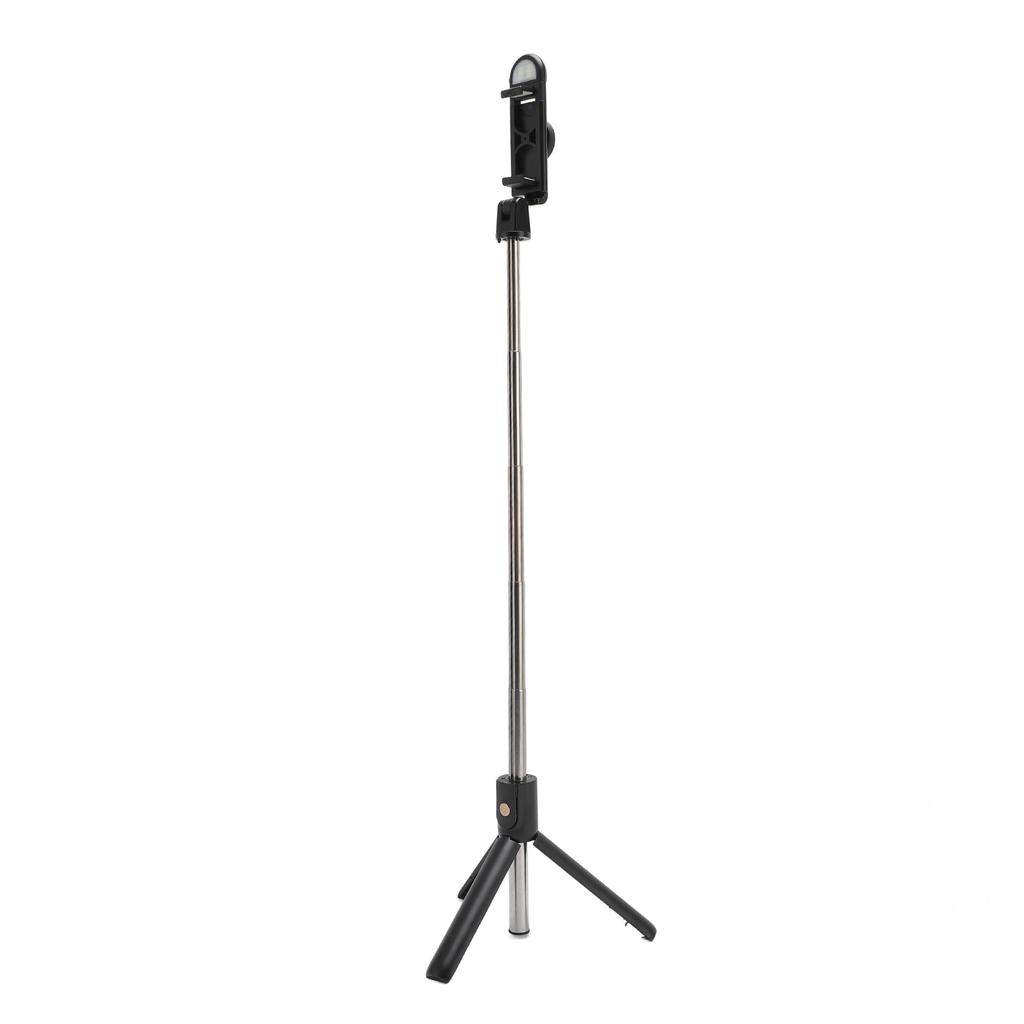 Selfie-Stick Stativ mit Licht Tragbares Telefonstativ Universal Ausziehbar Edelstahl