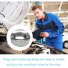M18×1.5 Stepped Mounting Bung And Plug, 304 Stainless Steel Notched Style Mounting Bung & Plug, O2 Oxygen Sensor Mounting Exhaust Weld In Bung Plug,