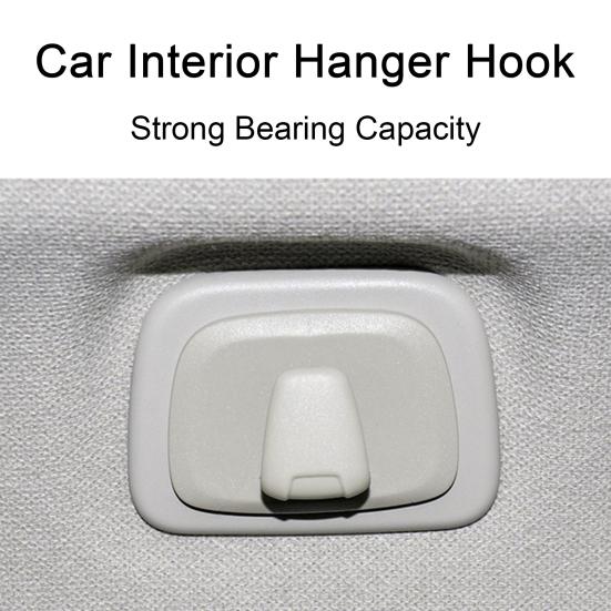 Gancio Appendiabiti Rinforzato per Tetto con Posizionamento a Fessura Anti-rottura Forte Capacità di Carico per Interni Auto per Volvo XC60 XC90 S90 V90 XC40