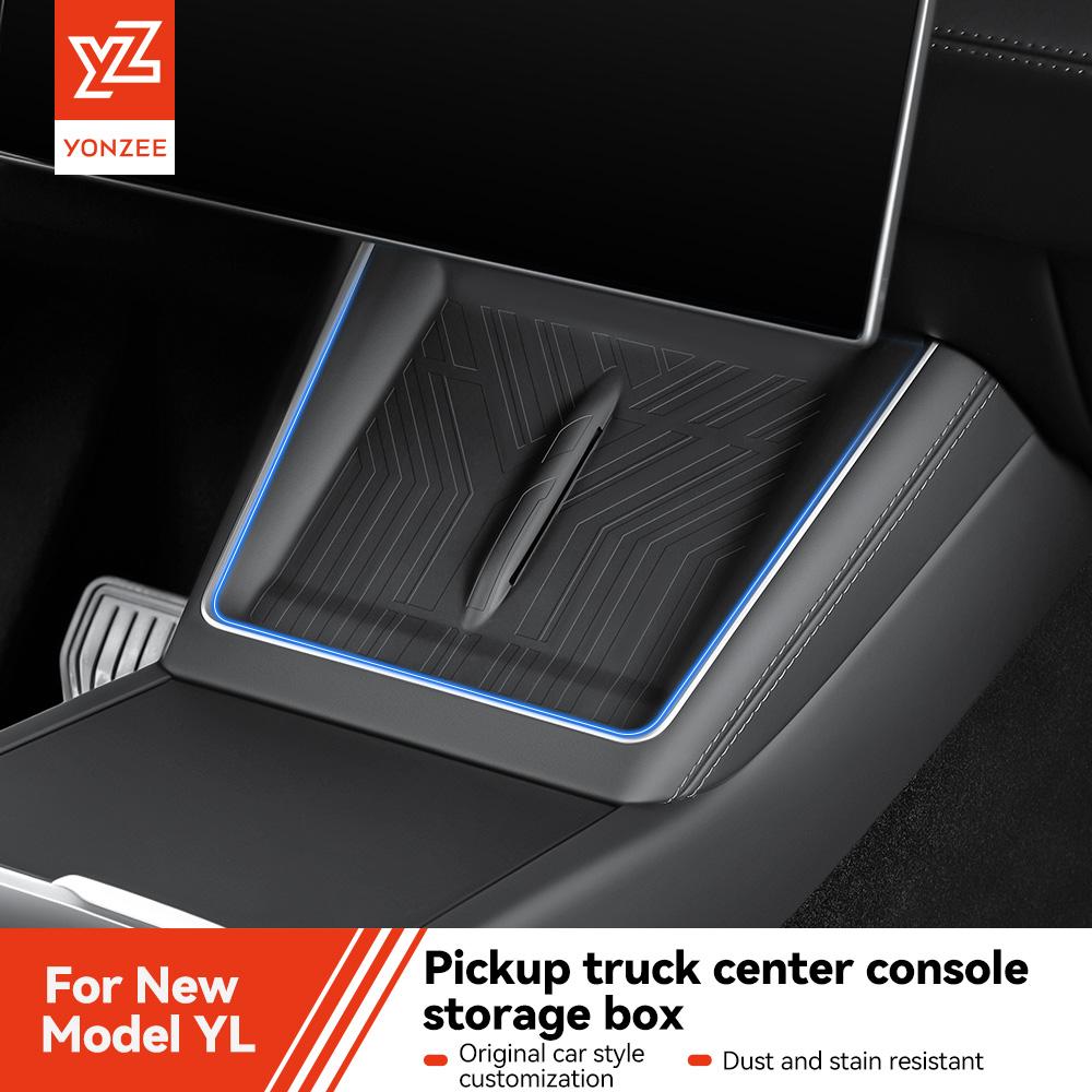 YZ for Tesla Model 3 Y YL Juniper Highland Silicone Wireless Charging Pad Anti-slip Protector Mat 2021-2026 Car Accessories