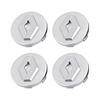 For Renault Megane 2 3 Clio 4 Trafic Captur Emblems Kangoo Zoe RS 4PCS 57mm 60mm Car Wheel Center Cap Logo Hub Badge Rims Cover SH4U