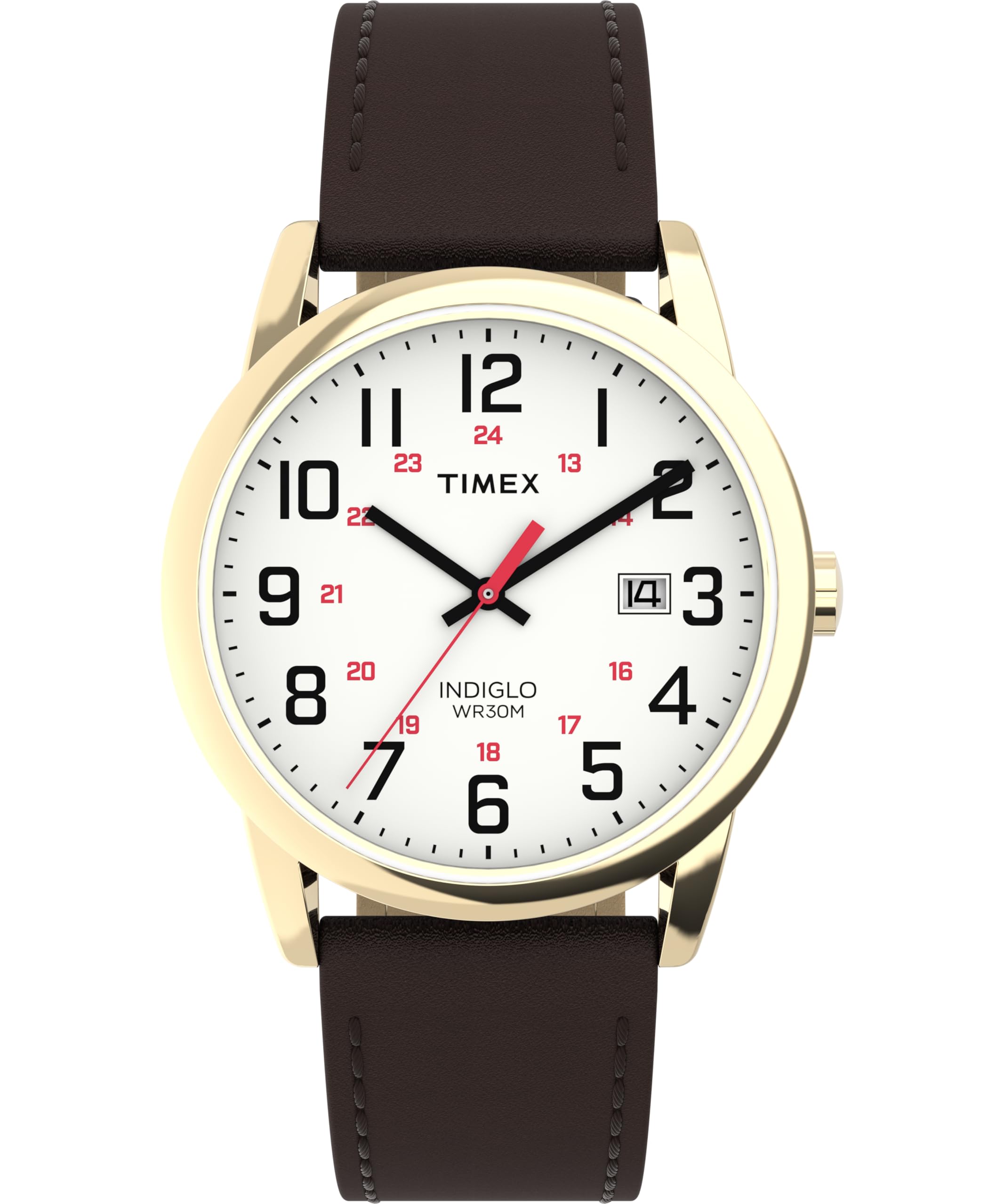 TIMEX Easy Reader 3 ATM Water Mineral White Unisex Watch, Quartz, Resistant, Glass, Dial, TW2Y12700, [Used] белый