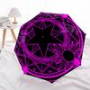 "Enchanted Star Mandala: Mystical Symbolic Artwork for Decor"Umbrella, Portable 3-Fold Compact Umbrella for Men & Women ES49