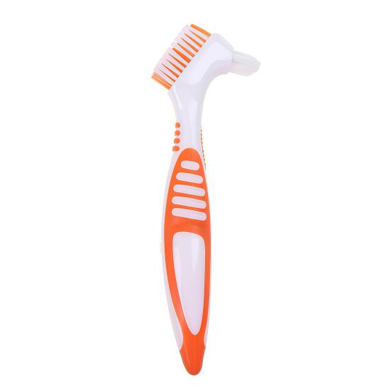 Zahnprothesen-Etui mit Zahnbürste Einweichbehälter für Zahnprothesen mit Siebeinsatz Unsichtbare Zahnspange Halter Mundschutz Dental Aligner Behälter Halter