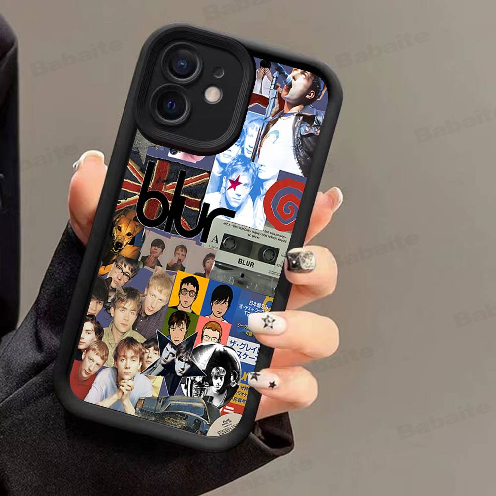

Rock Band B-Blur Phone Case For IPhone 17 16 15 14 13 12 11 Pro Max 16E Plus INS Soft Cover iPhone 13