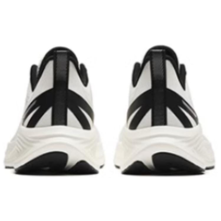 New Anta Hydrogen Run 6th Generation Cushioning, Wear Resistant Low Top Running Shoes Men's Black White 112425540-1