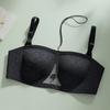 Sexy V-neck Bra for Women Thin Breathable Seamless Bra Gathered Bra