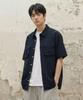 AGOD Utility Pocket Nylon Shirt [Navy]