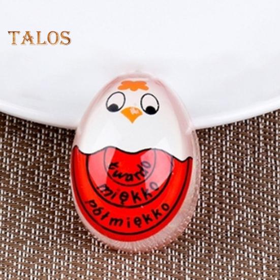 Cooking Timer Heat Sensitive Reminder Resin Convenient Soft Medium Hard Boiled Egg Timer for Dining Room