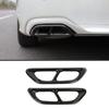 For Honda Accord 18-21 Black Titanium Rear Exhaust Muffler Tip Tail Pipe Trim 2P