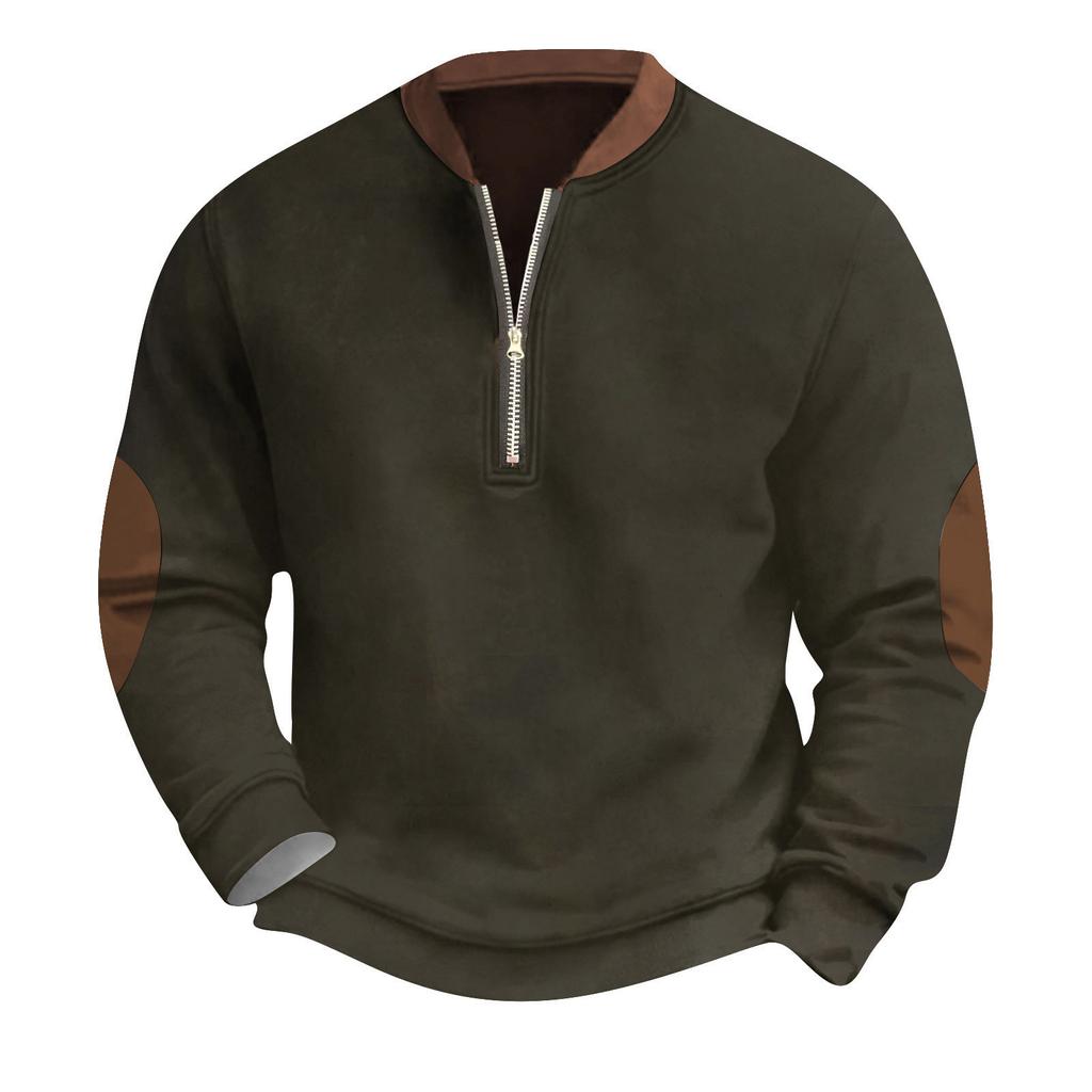 Lässiges Retro-Sweatshirt mit Farbverlauf für Herren