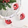 6PCS Spirals Christmas Tree Baubles Colorful Spirals Candy Cane Christmas Tree Hangings For Festival