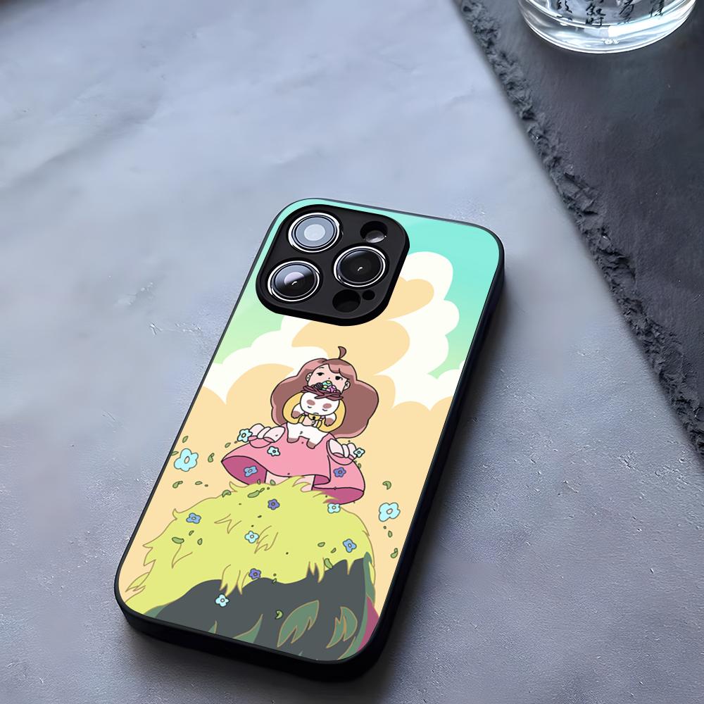 Bee And Puppycat Temp Work Phone Case Tempered Glass For IPhone 17 13 14 16 12 15 11 Pro Max Plus Mini X XR SE2020 Coque