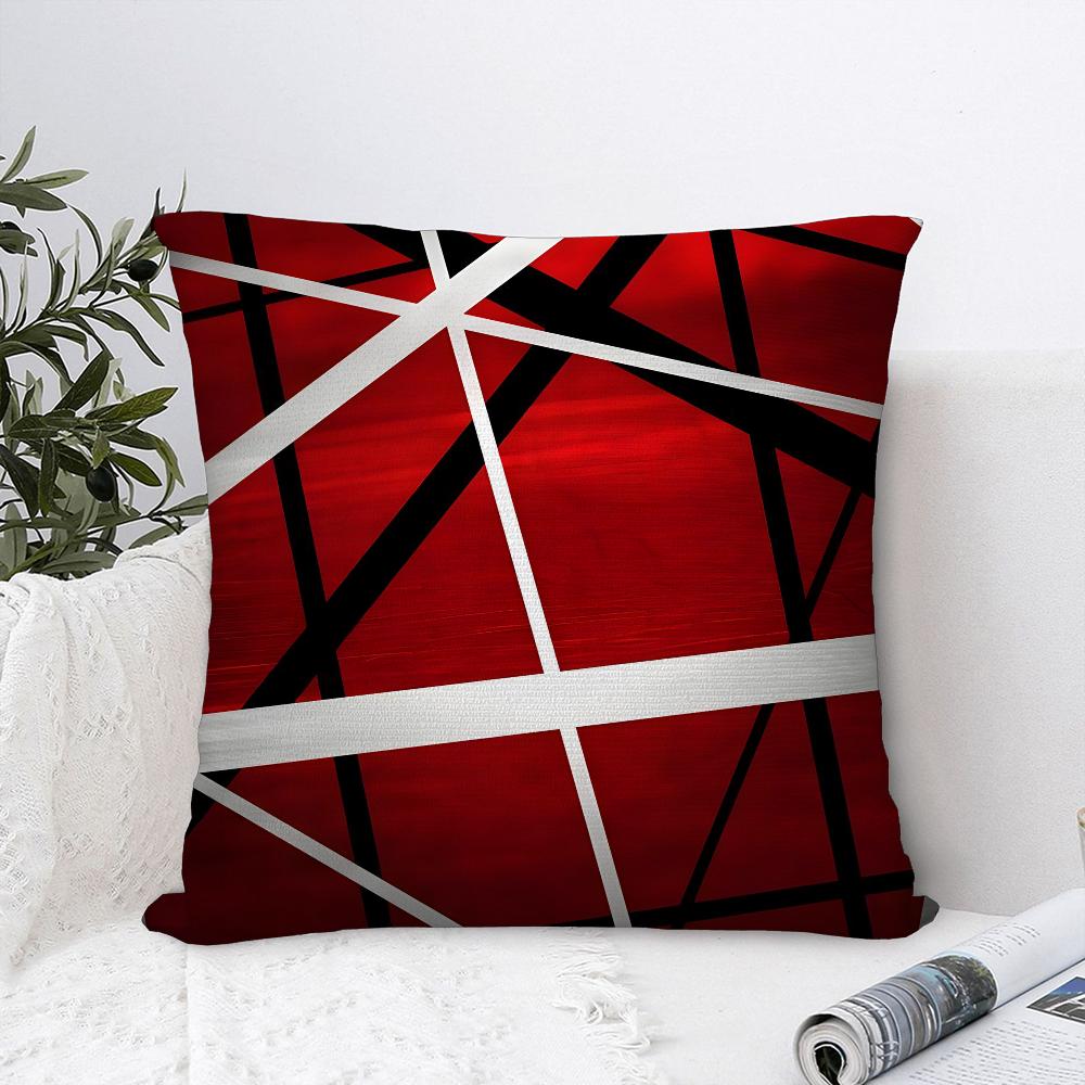 V-Van H-Halen Rock Pillow Case Plush Fabric Soft  Pillowcase Double Sided Print Cushion Cover Household Gifts
