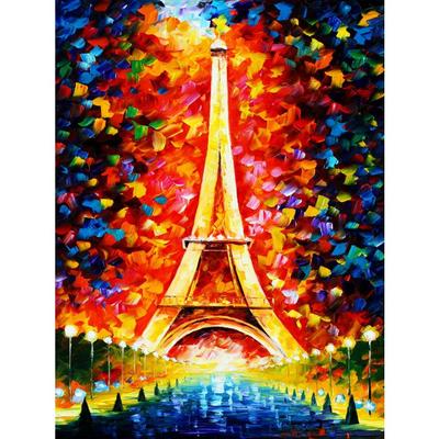 Paint by Numbers Eiffel Tower 30 X 40 Cm