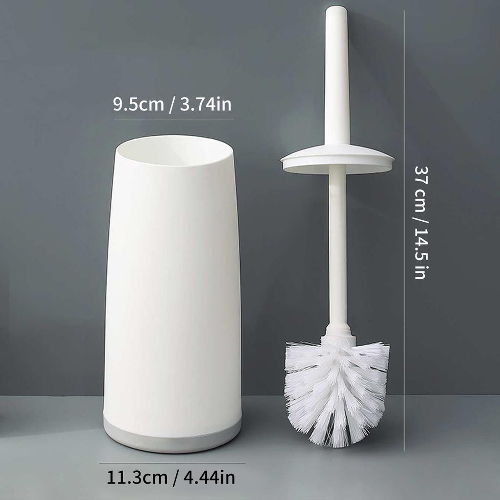  Plastic Toilet Brush With Standing Base Long Handle Toilet Cleaning Brush For WC Bathroom Accessories Cleaning Tools