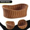 Bread Serving Basket Food Tray Tabletop Organizer Woven Fruit for Kitchen Table
