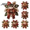 DIY Heimdekoration Nähen Weihnachtssteppdecke Schleifen-Set, 3D Handgemachtes Dekorationsobjekt, Vorgeschnittene Bastelmaterialien für Anfänger Stoff Und Schritt-für-Schritt-Anleitung