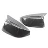 Black Carbon Fiber Pattern Mirror Cover for Infiniti Q50 Q60 QX30 Q70 2014-2025 Pair of Exterior Side View Mirror Covers
