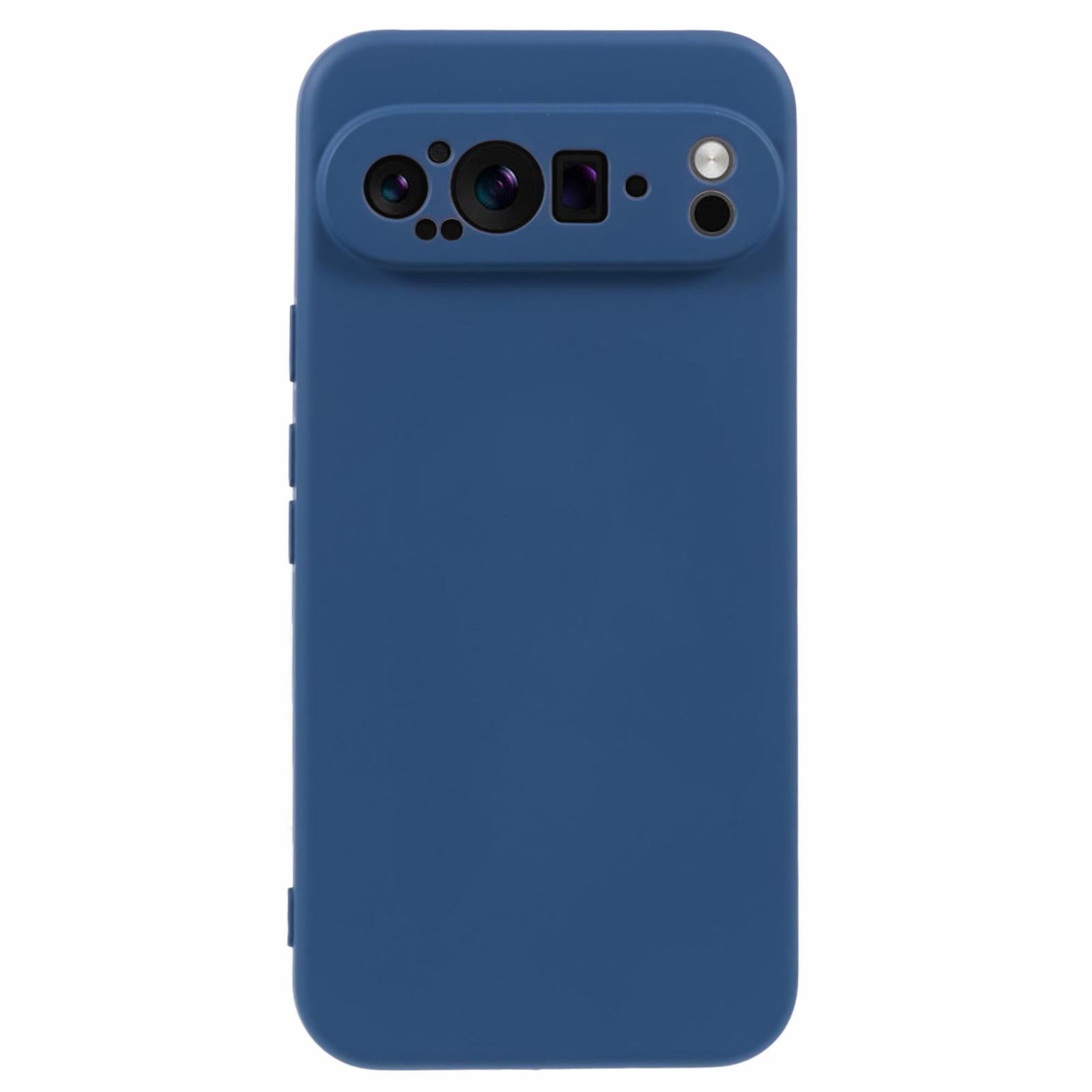 

For Google Pixel 9 Pro Case TPU Phone Cover 2.0mm Drop Protection Blue