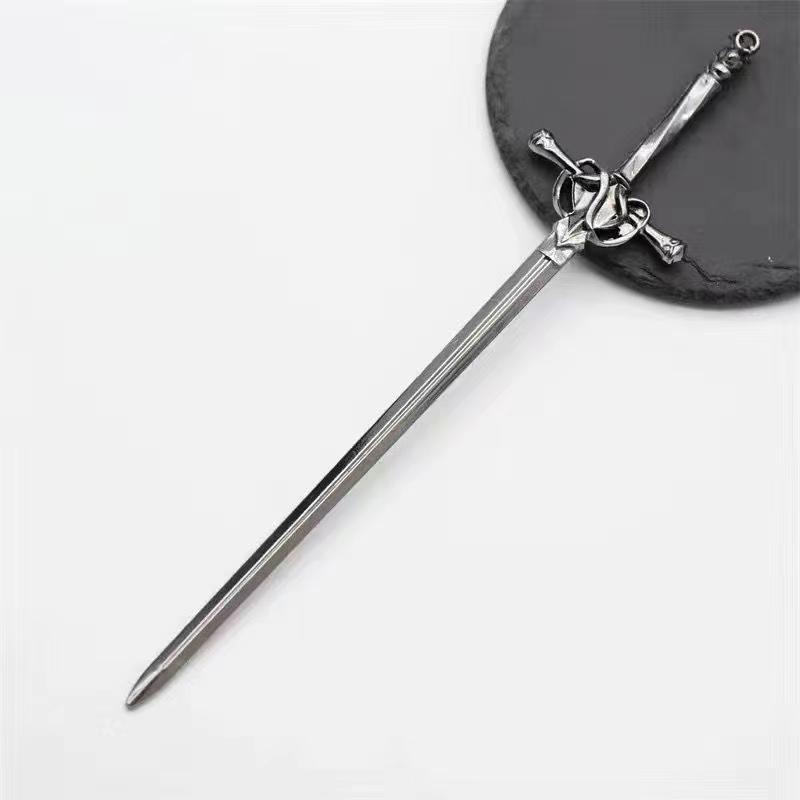 1pc Punk Metal Sword Hair Accessory Chinese Minimalist Hair Stick Diy Hairstyle Design Tool Accessory Women's Hair Clip Hairpin