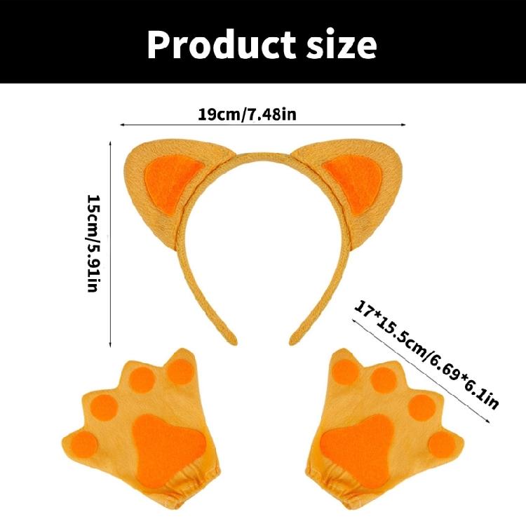 Trendy Animal Ears Hairbands Comfortable Party Accessories Cosplay Headwear Unique Hairpieces For Children And Adults