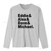 Eddie Alex Dave Michael Cotton T Shirt Vintage Washed Streetwear Slightly Unisex Casual Breathable Top For Everyday Wear