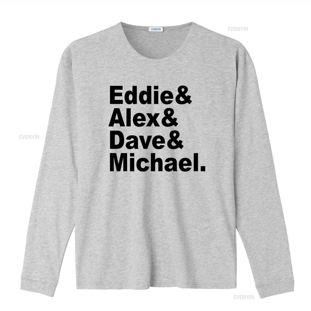 Eddie Alex Dave Michael Cotton T Shirt Vintage Washed Streetwear Slightly Unisex Casual Breathable Top For Everyday Wear