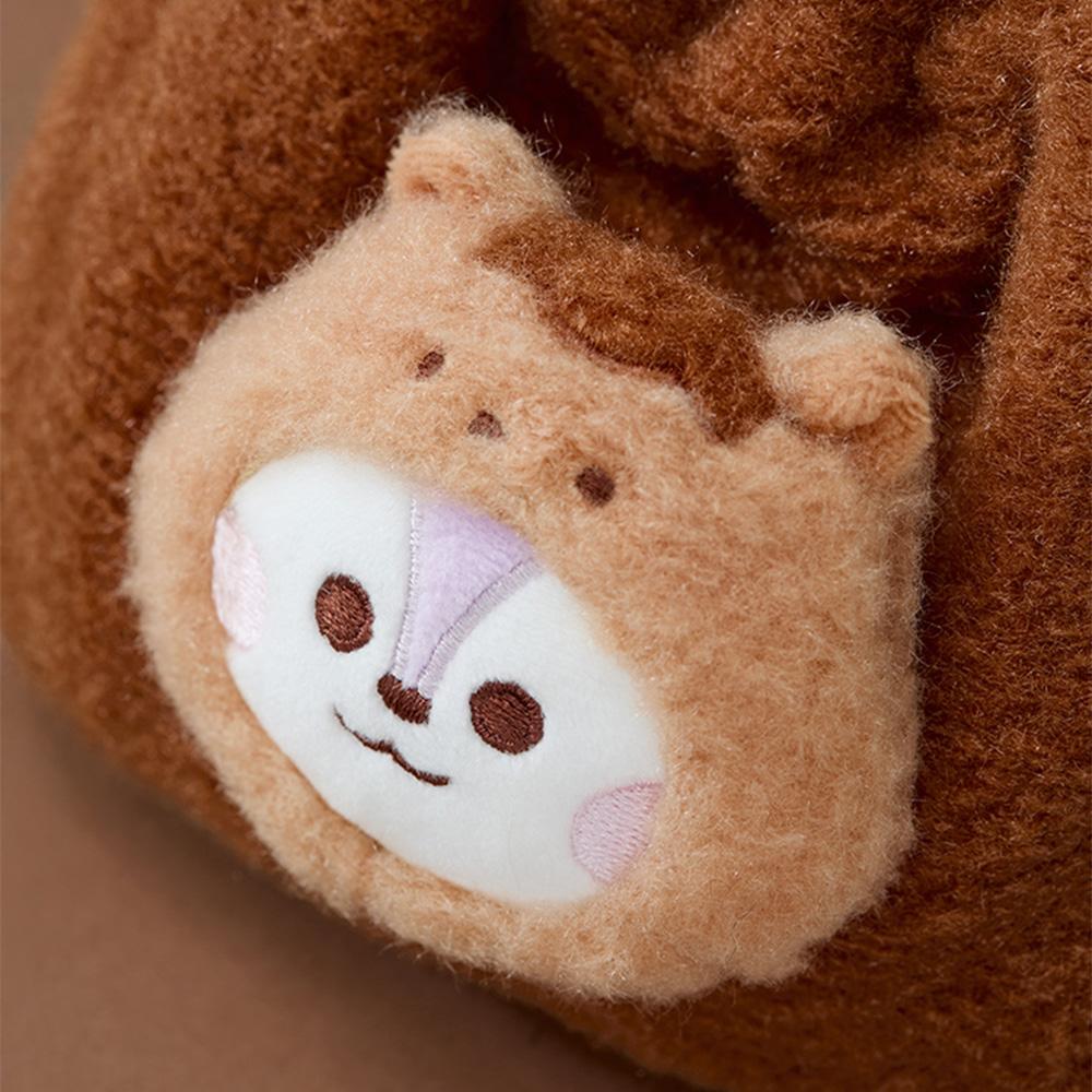 BT21 MANG BABY More Fluffy Face Drawstring Pouch