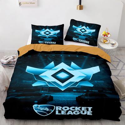 Rocket League voodipesu komplekt Tekikate Ühekohaline Twin Täiskasvanu Full Queen King Suurus Auto Rocket League Voodikomplekt Laste magamistuba Tekikate
