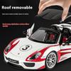 1/18 Porsche 918 Martini Lackiert Limitierte Edition Legierung Druckguss Modellauto Sammlung von Hobby-Ornamenten Ton & Licht Serie Geschenk