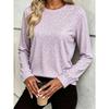 Women's Fashion Casual 3D Print Crew Neck Long Sleeve T-Shirt