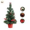 20/30/40cm DIY Christmas Desktop Tree with Ornaments - Potted Decorations
