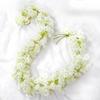 2Pcs Wedding Party Backdrop Diy Home Garden Decor 180Cm Artificial Cherry Blossom Garland Fake Flower Vine Wall Decoration