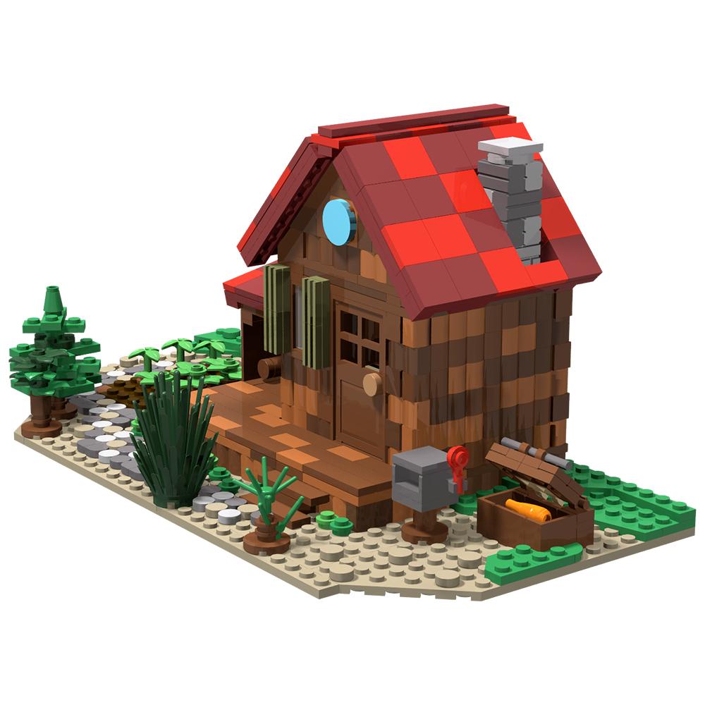 Non-Toxic Gobricks Moc Stardew Valley Farmhouse Bricks Medieval Creative Building Blocks Toys Gift