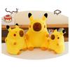 Capybara Plush Pikachu Toy Cute Cartoon Throw Pillow Cushion Doll Gift