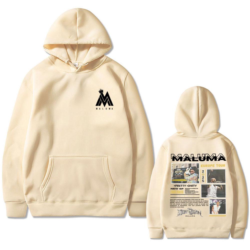 Rapper Maluma Europe Tour Hoodie Men'S Fashion Oversized Hooded Sweatshirts Men Women Casual Hip Hop Pullovers Streetwear