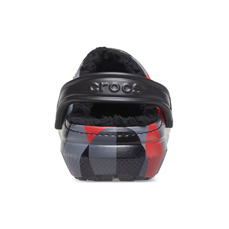 Crocs Classic Clog Clogs Unisex Black Red Gray 206568-6RQ