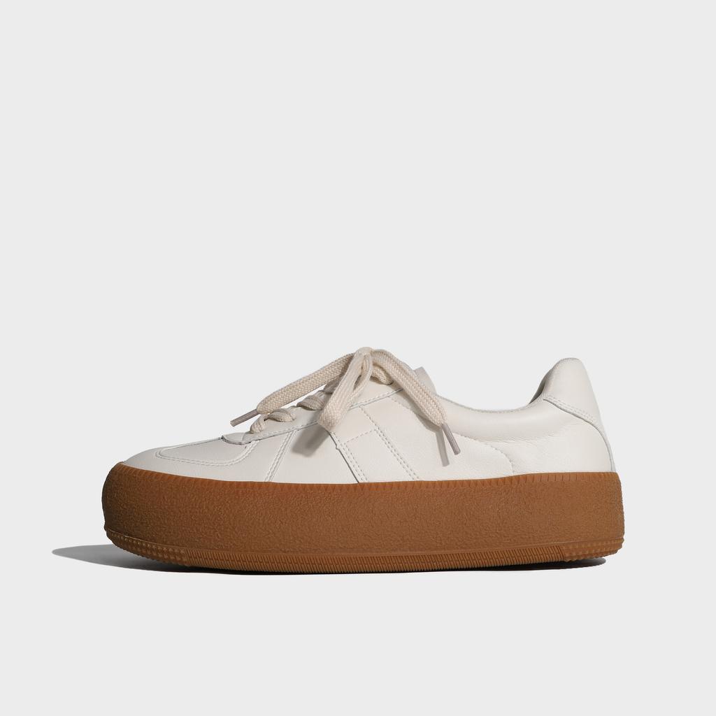 Strictly selected German training shoes women's shoes spring shoes Huizhou women's shoes spring low-top women's casual single shoes thick-soled Fo