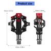Premium Mountain Bike Pedals Smooth Design High Performances Cycling Pedals Set Corrosions Resistant for Alls Terrains